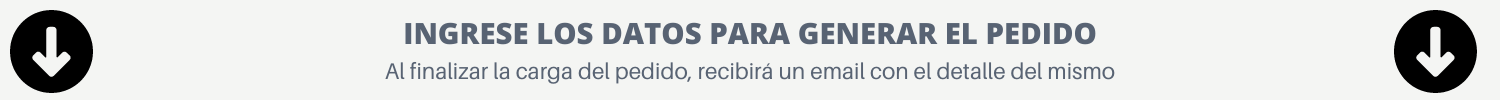 DATOS PARA REALIZAR EL PEDIDO